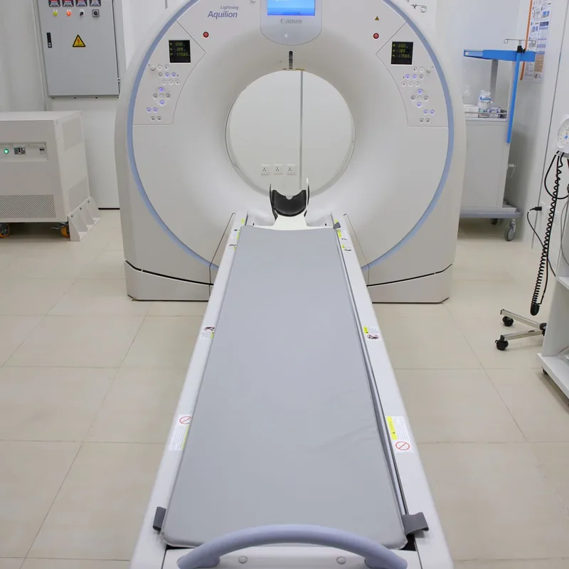 CT scanner in a diagnostic imaging clinic
