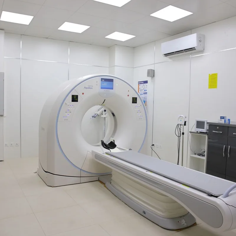 CT scanner in a diagnostic imaging clinic
