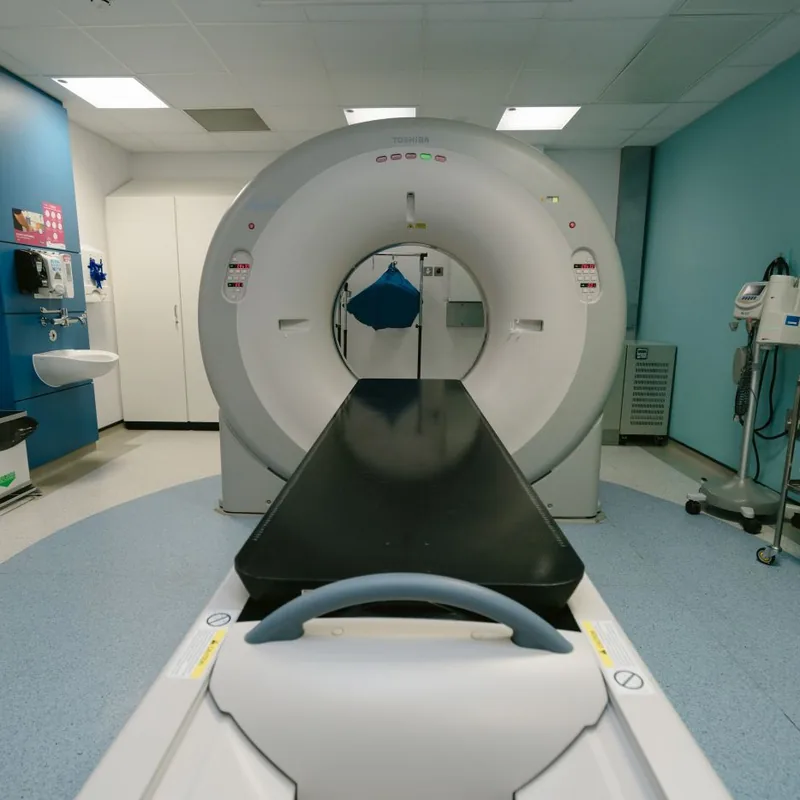 CT scanner in a diagnostic imaging clinic