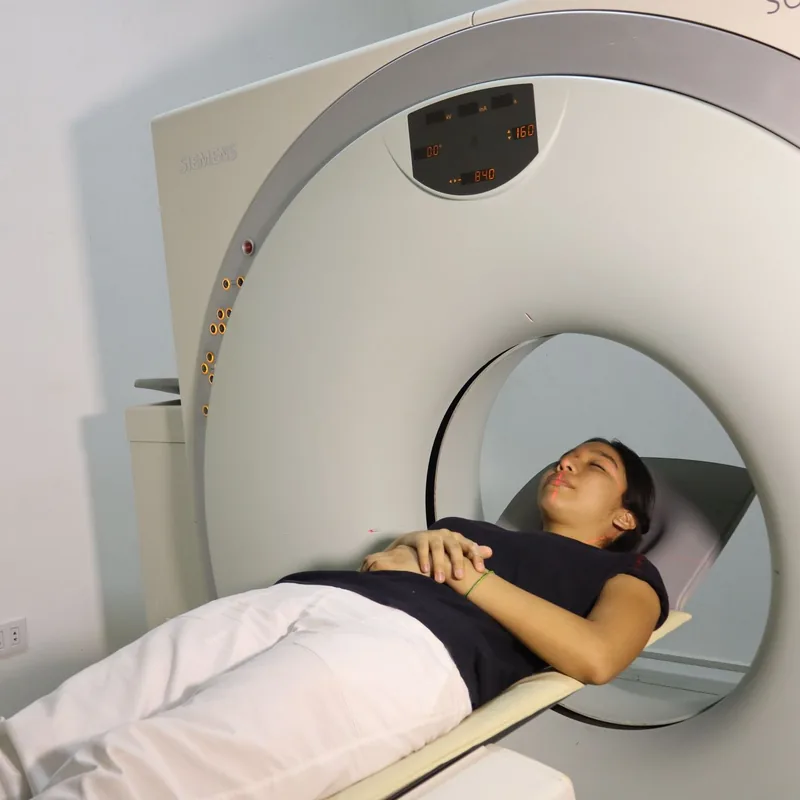 imaging-018 MRI scanner suite in a diagnostic imaging clinic