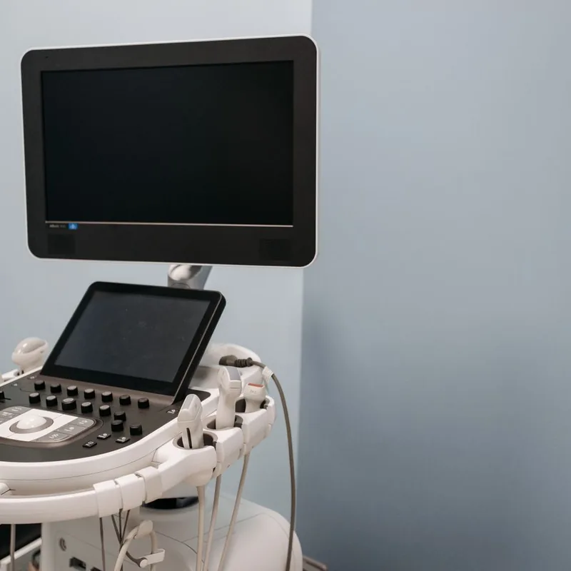 Ultrasound machine in a diagnostic imaging clinic