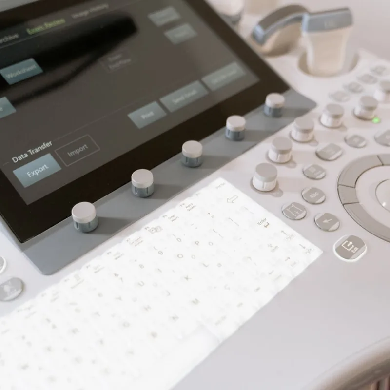 Ultrasound machine in a diagnostic imaging clinic
