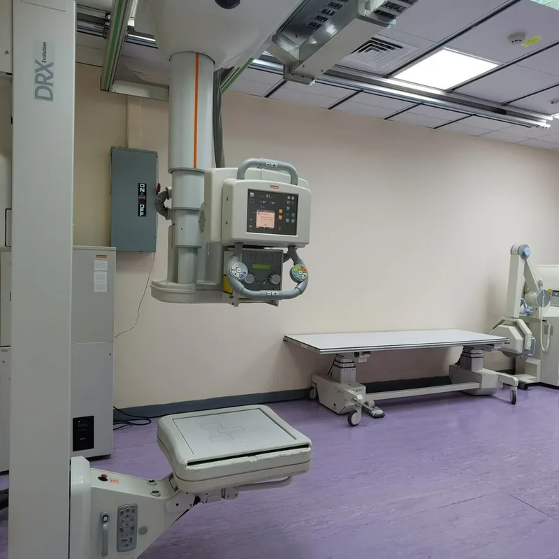 imaging-057 X-ray room equipment in a diagnostic imaging clinic