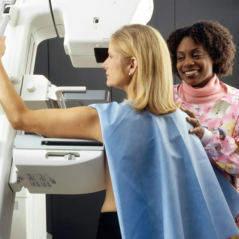 Mammography unit in a diagnostic imaging clinic