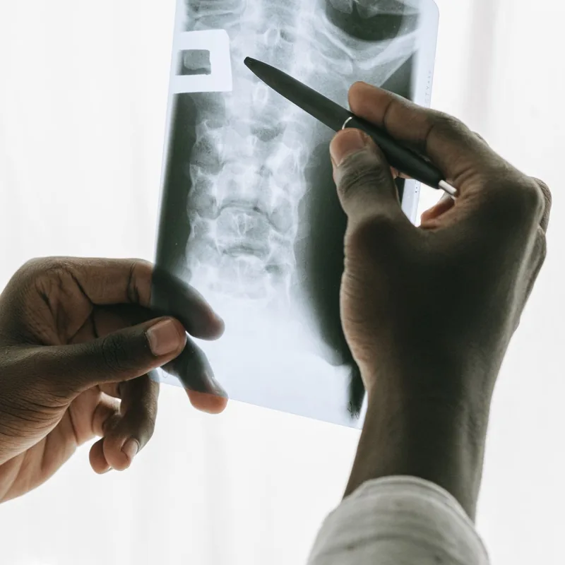 Diagnostic imaging scans reviewed in a clinic