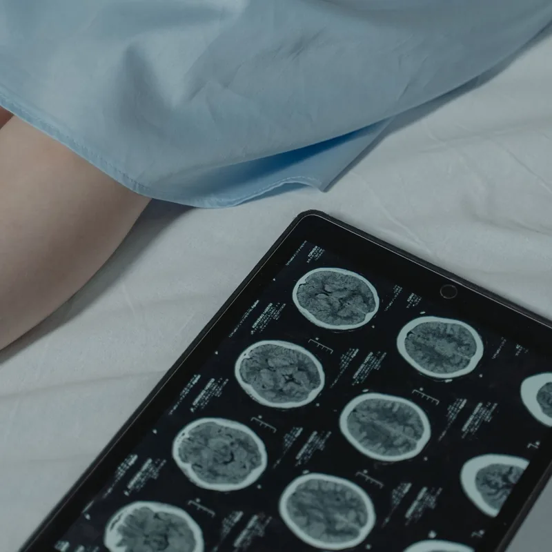 Diagnostic imaging scans reviewed in a clinic